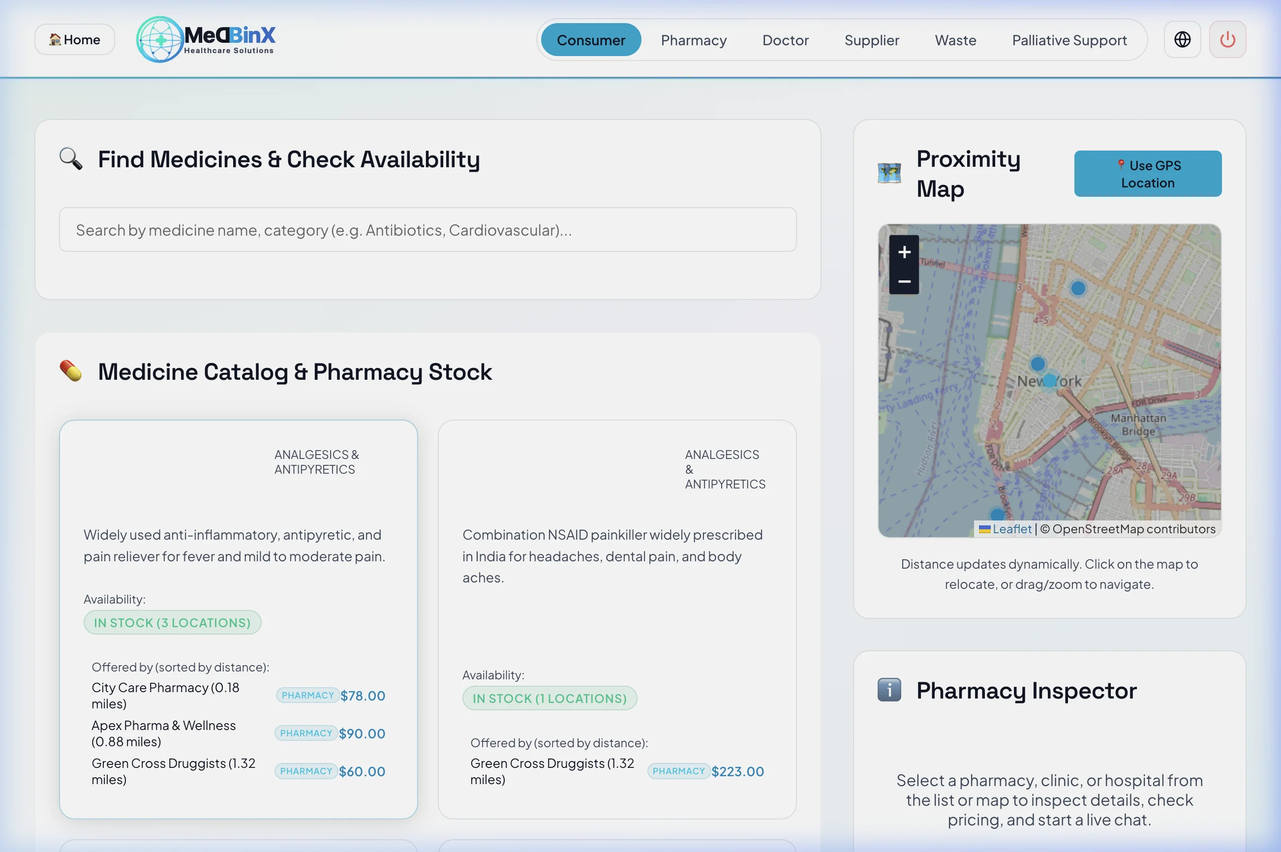 Citizen Medicine Discovery & Proximity Routing